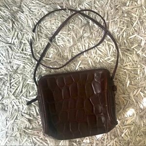 Faux Crocodile Crossbody bag